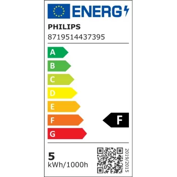 Philips Smart P45 E27 Wi-Fi LED lemputė – 40W atitikmuo, reguliuojama balta ir RGB, 4,9W, 470lm