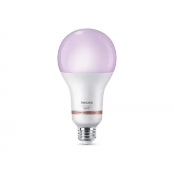 Philips Smart WFB 150W A80 E27 RGB LED lemputė, 15W atitinka 150W, 1500 liumenų, reguliuojama balta ir spalvota, pritemdoma, veikia su Alexa