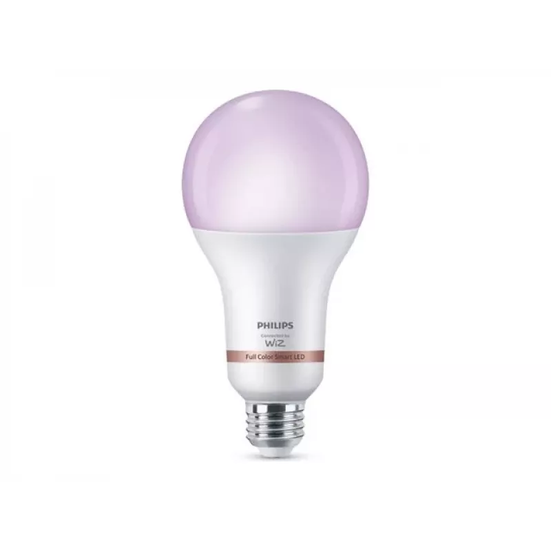 Philips Smart WFB 150W A80 E27 RGB LED lemputė, 15W atitinka 150W, 1500 liumenų, reguliuojama balta ir spalvota, pritemdoma, veikia su Alexa