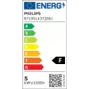 Philips Smart WFB 40W C35 E14 927-65 CL 1PF/6 Smart LED lemputė - 4.9W 470lm keičiama balta spalva E14 žvakė Wi-Fi Bluetooth reguliuojamas ryškumas