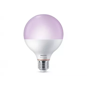 Philips Smart WFB 75W G95 E27 822-65 RGB 1PF/6 – 9W išmanioji LED lemputė, 1055lm, E27, RGB/reguliuojama balta, reguliuojamo ryškumo