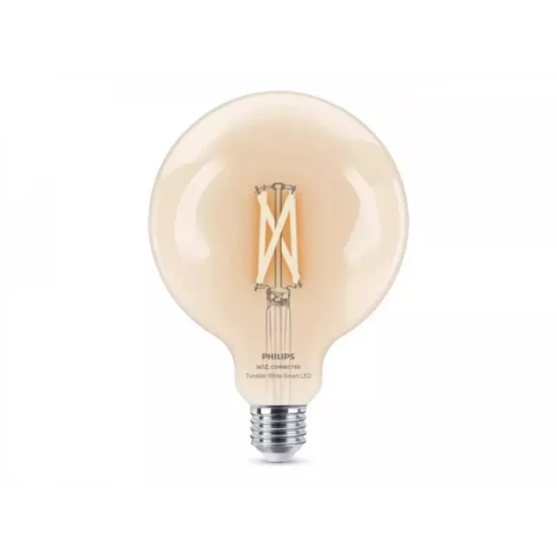Philips Smart Wi-Fi LED lemputė G125 E27 7W (60W atitikmuo) Tunable White Clear