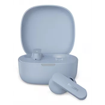 Philips TAT2100LB/00 True Wireless Bluetooth 5.0 Ausinės Į ausis su Įkrovimo Dėklu, IPX4, Mėlyna