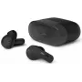 PHILIPS belaidės ausinės TAT2000BK/00 tikros belaidės į ausis įdedamos Bluetooth 5.0 su įkrovimo dėklu, IPX4 atsparios purslams ir prakaitui, įmontuotas mikrofonas, juodos