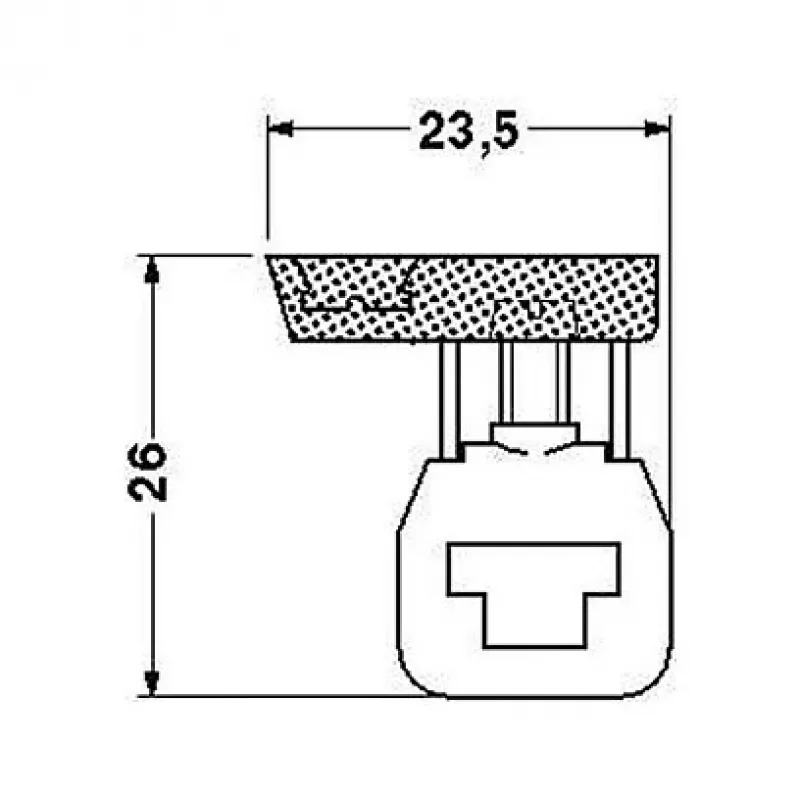 Phoenix 0421016 AKG 4 BU Praėjimo gnybtų blokas, mėlynas, varžtinis sujungimas, 4 mm², 32 A, 800 V