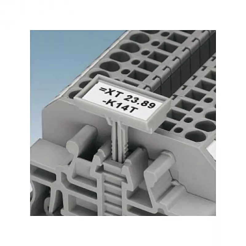 Phoenix 3022218 Endhalter CLIPFIX 35 - Galinis laikiklis NS 35 DIN bėgiui, PA, pilkas