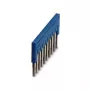Phoenix 3036916 FBS 10-5 BU įkišamas tiltelis, 10 pozicijų, 5,2 mm žingsnis, mėlynas