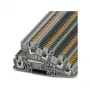 Phoenix 3213949 PTI 2,5-PE/L/L daugiapakopis montavimo gnybtų blokas, Push-in, 3 lygiai, 6 jungtys, 2,5 mm², 400 V, 24 A, pilka