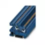 Phoenix 3213969 PTI 2,5 BU Įspaudžiamasis montažinis gnybtų blokas, mėlynas, 2,5 mm², 24 A, 500 V, DIN bėgelis