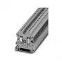 Phoenix Contact 3044076 UT 2.5 praėjimo gnybtų blokas, varžtinis sujungimas, 2,5 mm², 800 V, 24 A, pilkas, montavimui ant DIN bėgelio