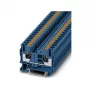 Phoenix Contact PT 6 BU įspaudžiama praėjimo gnybtų juosta, mėlyna, 6 mm², 41 A, 1000 V, DIN bėgelis