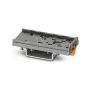 Phoenix Contact PTFIX-NS35 DIN bėgelio adapteris skirstomiesiems blokams, pilkas poliamidas, NS 35/7.5 ir NS 35/15