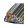 Phoenix Contact PTI 2,5-PE/L/NT Daugiapakopis gnybtų blokas, Push-in, 3 lygiai, 2,5 mm², pilkas