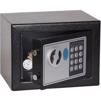 Phoenix Safe SS0721E kompaktiškas seifas namams ir biurui su elektronine klaviatūra, tamsiai pilkas