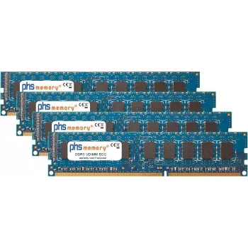 PHS-memory 32GB (4x8GB) rinkinys DDR3 ECC UDIMM 1333MHz PC3-10600E atmintis, skirta Apple Mac Pro 5,1 SP463082