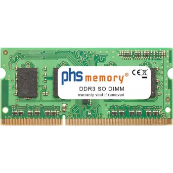 PHS-memory 4GB DDR3L 1600MHz SO-DIMM atminties modulis, pagrįstas Samsung M471B5173EB0-YK0 SP157520