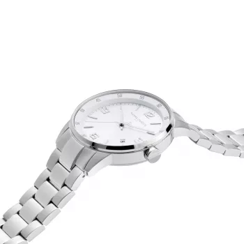 Pierre Cardin vyriškas analoginis kvarcinis laikrodis CMR.0006 40mm nerūdijantis plienas juodas ciferblatas odinis dirželis