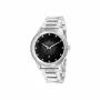 Pierre Cardin vyriškas kvarcinis analoginis laikrodis CCP.5024 - 45mm nerūdijančio plieno korpusas, juodas ciferblatas, juodas odinis dirželis