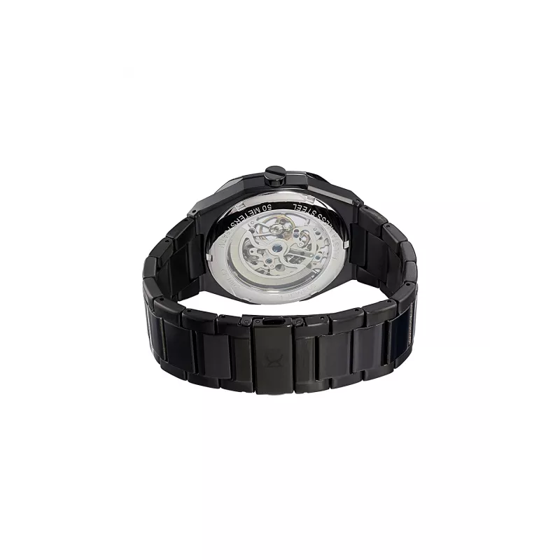 Pierre Cardin Vyriškas Kvarcinis Analoginis Laikrodis CF.1002.MB 42mm Juodas Nerūdijančio Plieno Milano Tinklelis