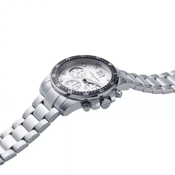 Pierre Cardin Vyriškas kvarcinis analoginis laikrodis CNI.0012 40mm Nerūdijančio plieno korpusas Juodas odinis dirželis