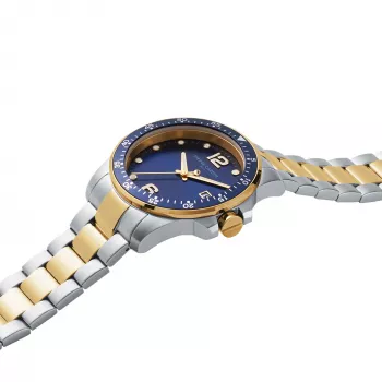 Pierre Cardin vyriškas kvarcinis laikrodis CNI.0031 40mm nerūdijančio plieno korpusas, juodas ciferblatas, odinis dirželis