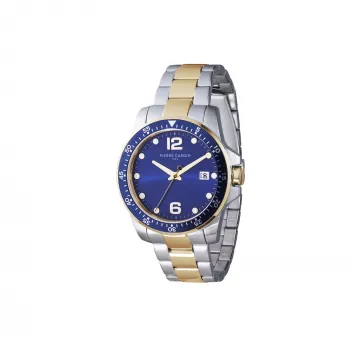 Pierre Cardin vyriškas kvarcinis laikrodis CNI.0031 40mm nerūdijančio plieno korpusas, juodas ciferblatas, odinis dirželis
