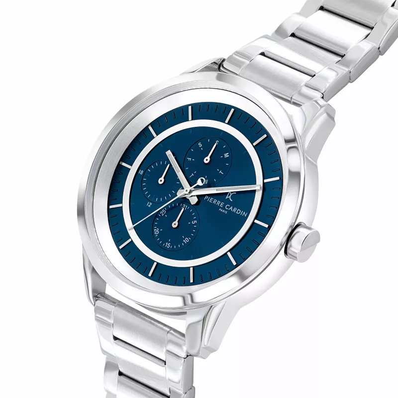 Pierre Cardin vyrų laikrodis CCP.5013 45mm nerūdijančio plieno kvarcinis analoginis