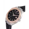 Pierre Cardin vyriškas laikrodis CF.1000.LB.1 42mm nerūdijančio plieno kvarcinis analoginis juodas ciferblatas odinis dirželis
