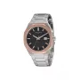 Pierre Cardin vyrų laikrodis CF.1000.MU 42mm kvarcinis analoginis nerūdijantis plienas juodas ciferblatas odinis dirželis