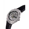 Pierre Cardin Vyriškas Laikrodis CF.1002.LB.4 42mm Nerūdijančio Plieno Kvarcinis Analoginis Juodas Ciferblatas Odinis Dirželis