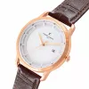 Pierre Cardin Vyrų laikrodis CLC.6003 43mm nerūdijančio plieno juodas ciferblatas natūralios odos apyrankė