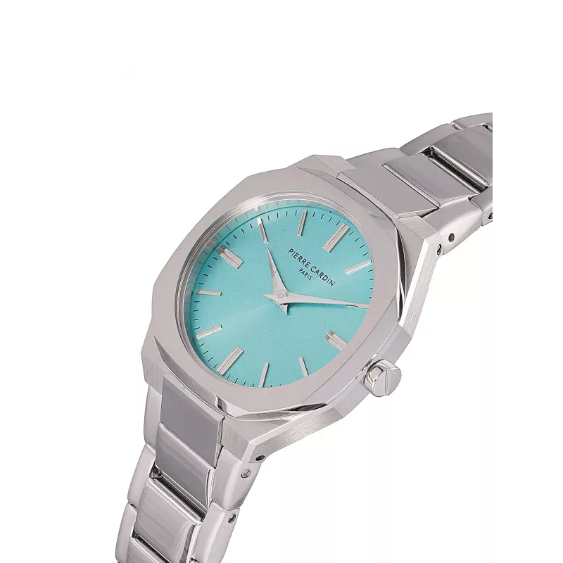 Pierre Cardin Women's CF.1008.MS.1 Quartz Analog Watch 32mm Silver Stainless Steel Mesh Bracelet