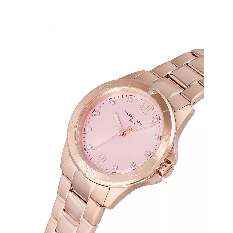 Pierre Cardin Women's CF.1009.MR.1 Quartz Analog Watch 34mm Rose Gold Stainless Steel