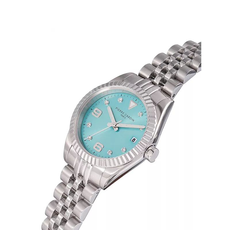 Pierre Cardin Women's CF.1012.MS.1 Analog Quartz Watch 28mm Silver Stainless Steel