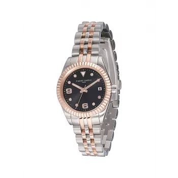 Pierre Cardin Women's Montmartre Quartz Analog Watch CF.1012.MU.1 - 28mm Silver Stainless Steel Mesh