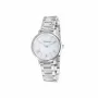 Pierre Cardin Women's Quartz Analog Watch CBC.5002 32mm Stainless Steel Case White Dial Black Leather Strap