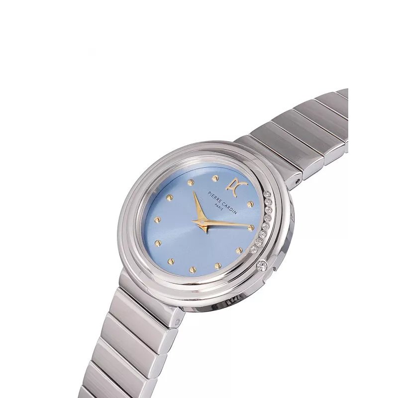 Pierre Cardin Women's Quartz Analog Watch CF.1010.MS 32mm Silver Stainless Steel Mesh