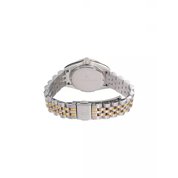 Pierre Cardin moteriškas kvarcinis analoginis laikrodis CF.1012.MU.3 - 28 mm sidabrinis nerūdijančio plieno tinklelis