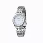 Pierre Cardin moteriškas kvarcinis laikrodis CF.0611.SJ sidabrinis nerūdijančio plieno tinklelis 30mm