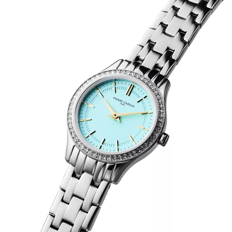 Pierre Cardin moteriškas laikrodis CF.0609.SJ (30mm) - sidabrinis nerūdijantis plienas