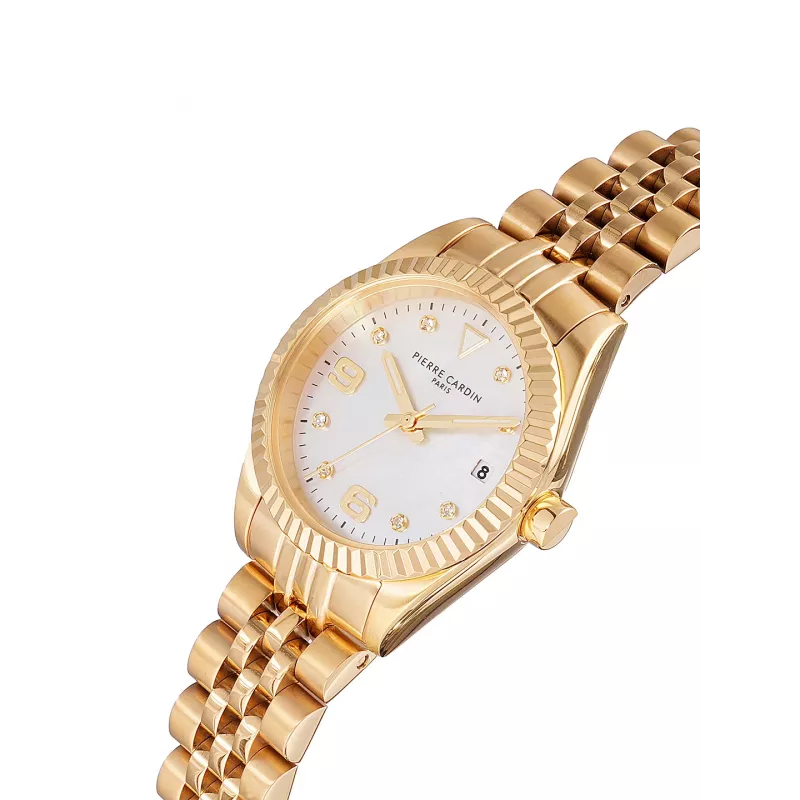 Pierre Cardin Women's Watch CF.1012.MG 28mm Rose Gold Stainless Steel Mesh