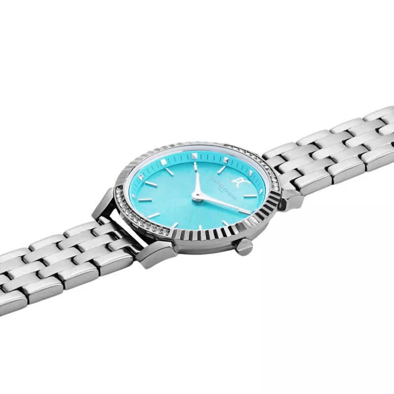 Pierre Cardin moteriškas laikrodis CPI.2588 32mm rožinio aukso nerūdijančio plieno tinklelis