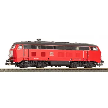 PIKO 22065 H0 garso dyzelinis lokomotyvas BR 215 DB AG V era su PIKO garso dekoderiu