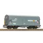 PIKO 24640 H0 stumdomos brezentinės platformos vagonas Rail Cargo Austria DC