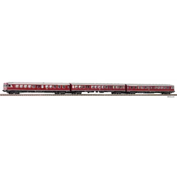 PIKO 40264 N mastelio klasės VT 24 dyzelinis motorinis traukinys, 3 dalių rinkinys, DB Era III