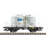 PIKO 47758 TT cemento siloso vagonas GATX V era