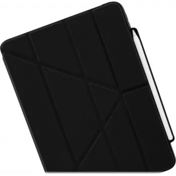 Pipetto Origami No3 Pencil Case, skirtas iPad Pro 11 (1st/2nd/3rd/4th Gen) juodas