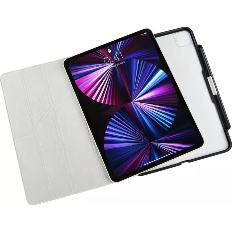 Pipetto Origami No3 Pencil Case, skirtas iPad Pro 11 (1st/2nd/3rd/4th Gen) juodas