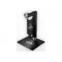 PIXMINDS LEXIP BLACK FLAG RESYNCED TATOO HEADSET STAND - RGB LED, 2-Port USB Hub, 3.5mm Audio, Black