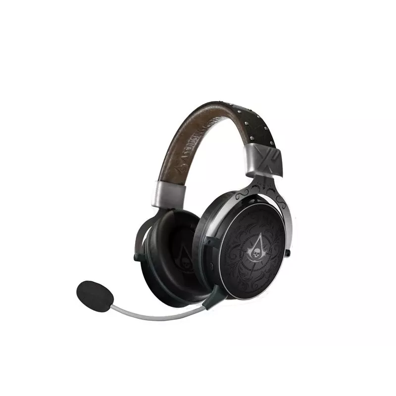 PIXMINDS LEXIP Black Flag Resynced Tatoo belaidės žaidimų ausinės (2.4GHz / Bluetooth 5.0, 50mm tvarkyklės, 25h baterija)